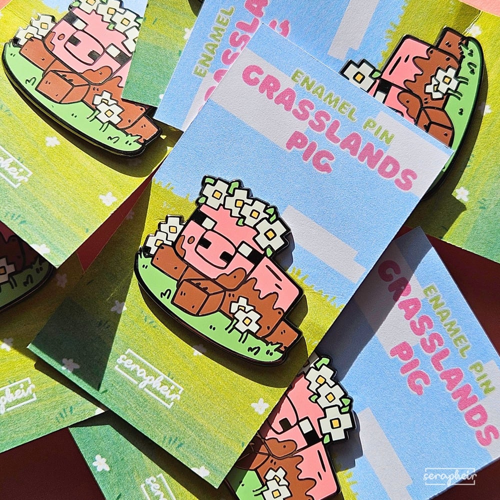 Image of Muddy Pig - Enamel Pin