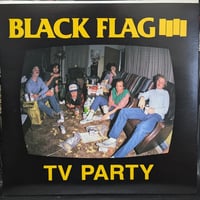 Image 1 of BLACK FLAG - "TV Party" 7" EP (Yellow Vinyl) 