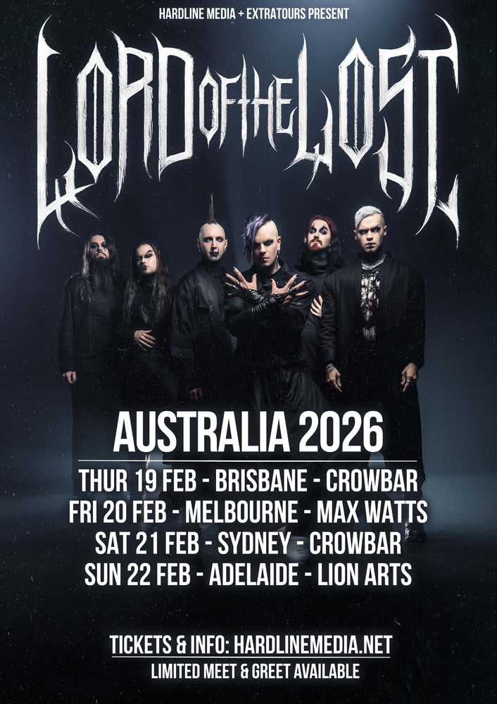 Image of LORD OF THE LOST - ADELAIDE - LION ARTS FACTORY - SUN 22 FEB - GA PRE-SALE