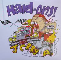 Image 1 of HARD-ONS w/ JERRY A - "You Won't Shut Up" 7" Single (White Vinyl) 