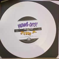 Image 2 of HARD-ONS w/ JERRY A - "You Won't Shut Up" 7" Single (White Vinyl) 
