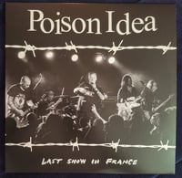 Image 1 of POISON IDEA - "Last Show In France" LP (Clear Vinyl)
