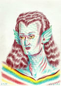 Image of "Hermanne" colored pencil drawing 
