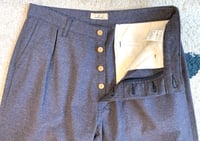 Image 4 of Japan Blue jeans Momotaro navy nep denim “soho” work pants, size 32