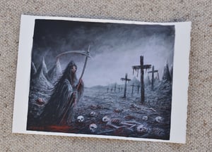 Image of REAPER'S LAIR -small original painting