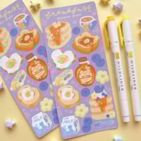 Image 1 of Breakfast sticker sheet