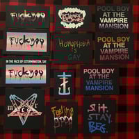 MCR/Frank Iero pride patches!