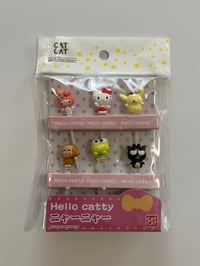 Image 1 of Hello Kitty and Friends Food Picks 
