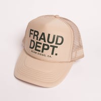 Image 1 of Fraud Dept Trucker - Tan