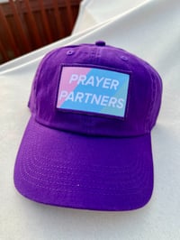 Image 1 of Prayer Partners Dad Cap - Purple & Pastel