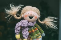 Image 4 of Geeta - Waldorf Inspired Wool Filled Doll
