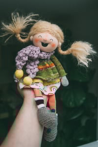 Image 2 of Geeta - Waldorf Inspired Wool Filled Doll