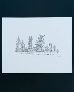 Miller Bay Farm, Signed Print