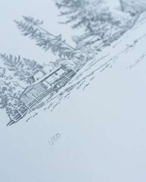 Miller Bay Farm, Signed Print