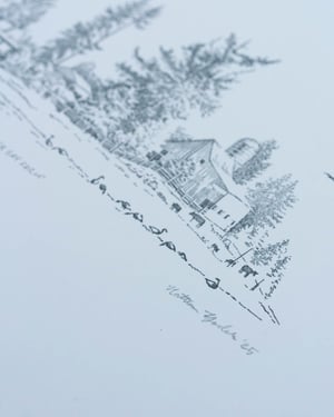 Miller Bay Farm, Signed Print