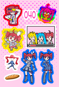 Image 2 of Rising Diva Sticker Sheet