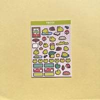 Image 2 of Fwogs - A6 Vinyl Sticker Sheet