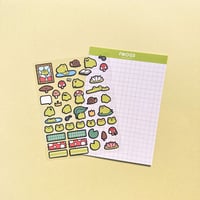 Image 1 of Fwogs - A6 Vinyl Sticker Sheet