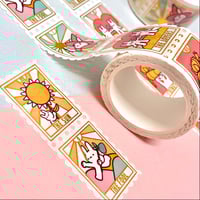 Image 4 of Tarot Bunnies Stamp Washi Tape