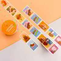 Capybara Summer Stamp Washi Tape