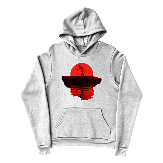 YUNG AMIRI GRAVEYARD WHITE HOODIE