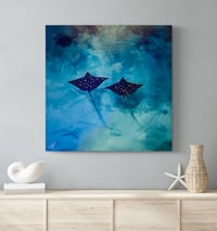 Image 3 of Original Art ‘Travelling in Pairs, Stingrays’