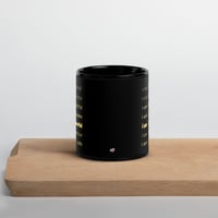 Image 2 of Chakra Affirmations - Black Glossy Mug