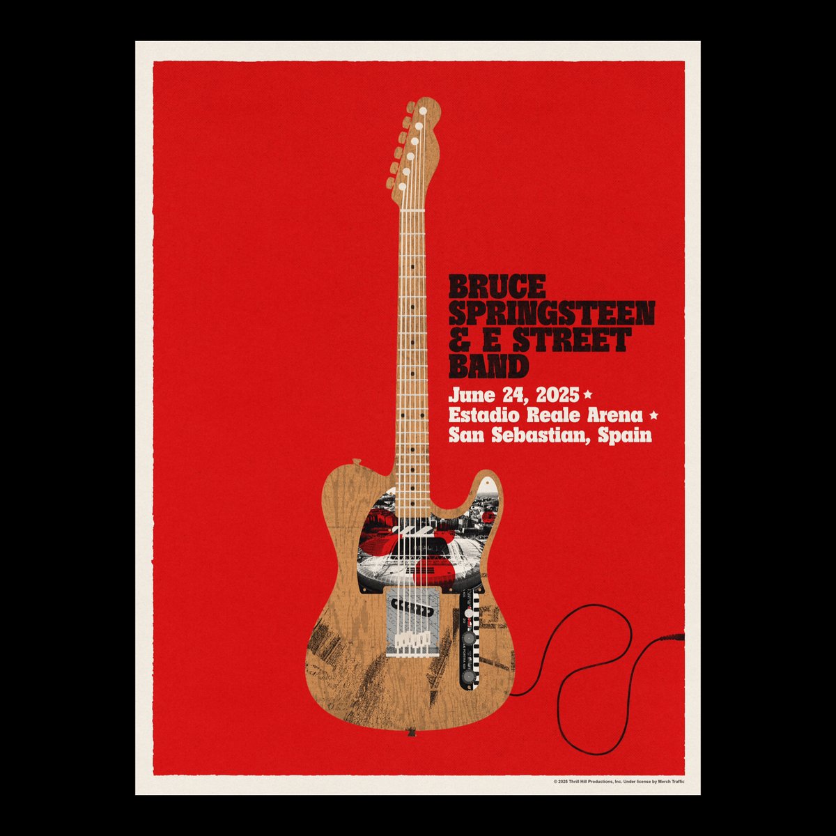 Pre Order - Springsteen 2025 June 24 San Sebastian, Spain | NEEDLE