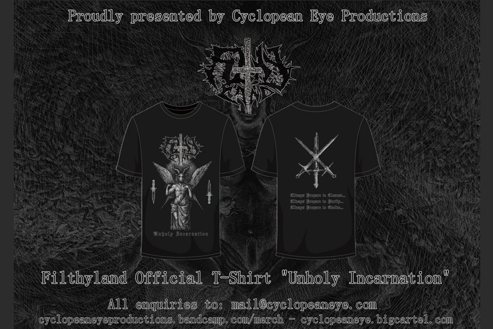 Image of Filthyland - Unholy Incarnation T-shirt (Pre-order Only)