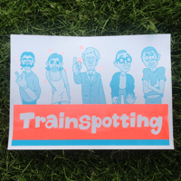 Trainspotting A3 Riso Print