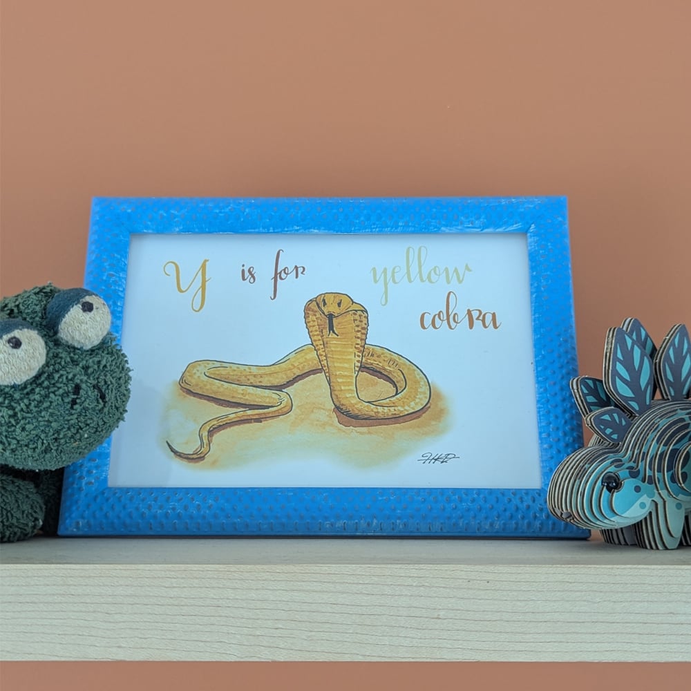 Image of Y is for Yellow cobra