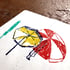 Parasols - Linolschnitt Image 5
