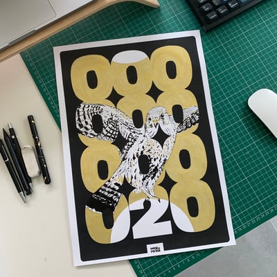 Image of GOLDEN POSTER 000 000 000 020