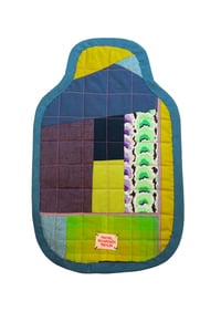 Image 2 of ACID GREEN AND DENIM HOT WATER BOTTLE COVER