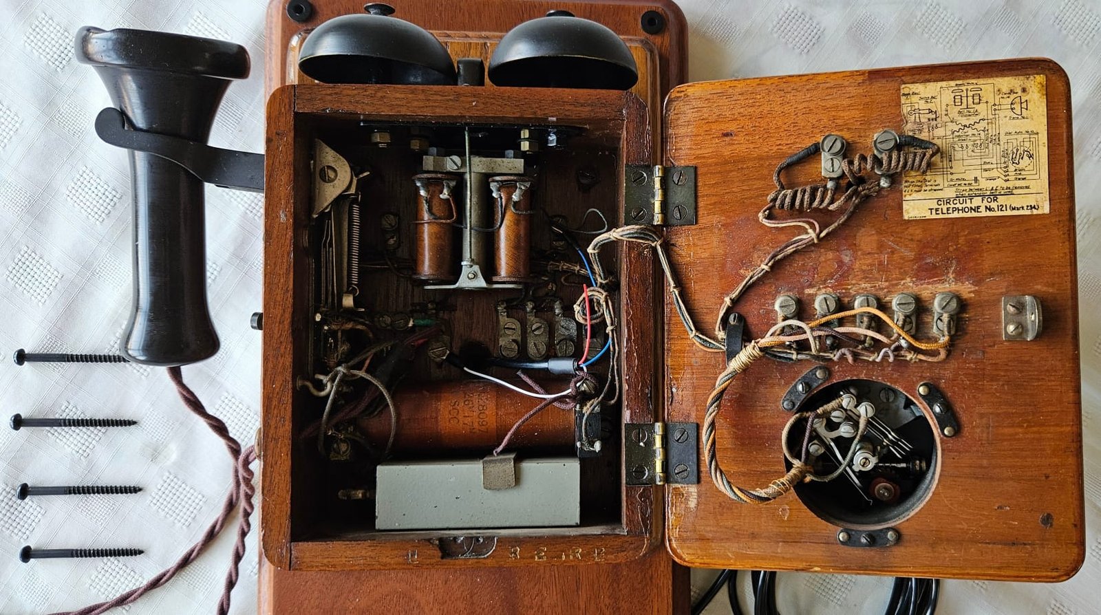 121 Wall Telephone + Wall Board | Vintage Telephony