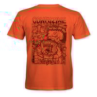 Image 1 of Confusion magazine - "Backyard DIY" t-shirt (orange)