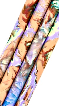 Image 1 of Grand Constantine, custom bespoke pen blanks, high pressure cured with Alumilite Resin. Maker ready!