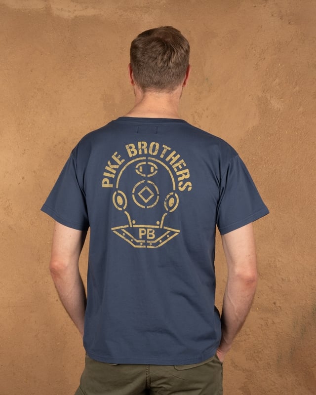 Image of 1969 Sports Tee Scuba Blue by Pike Brothers