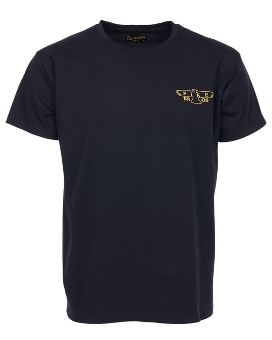 Image of 1969 Sports Tee Eagle Black by Pike Brothers