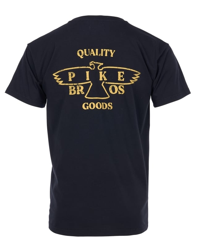 Image of 1969 Sports Tee Eagle Black by Pike Brothers