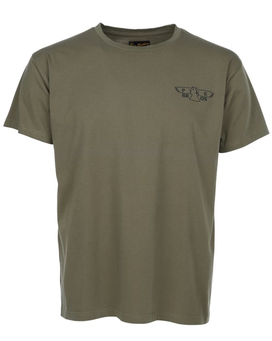 Image of 1969 Sports Tee Eagle Olive by Pike Brothers