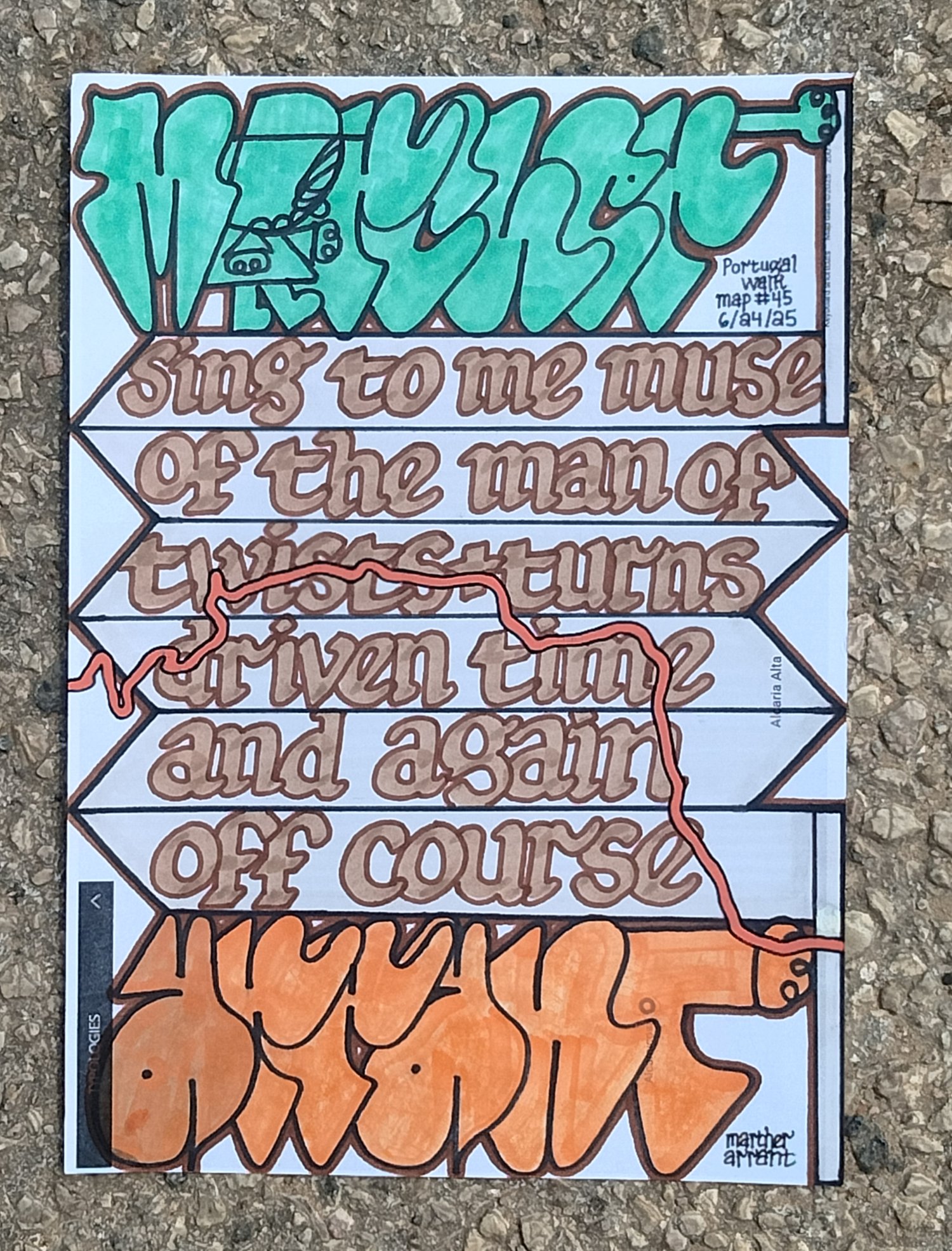 Image of Portugal Walk Map #45