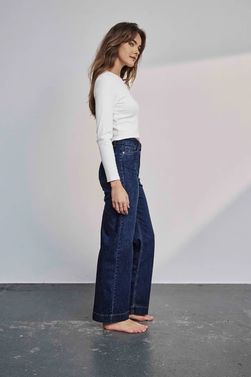 Image of 2-Nuparis Jeans Long Dark Blue 