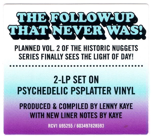 Nuggets: Vol. 2 Original Artyfacts From The First Psychedelic Era 1964-1968 LP New