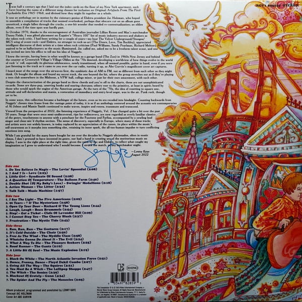 Nuggets: Vol. 2 Original Artyfacts From The First Psychedelic Era 1964-1968 LP New