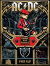 AC/DC Official Las Vegas Poster