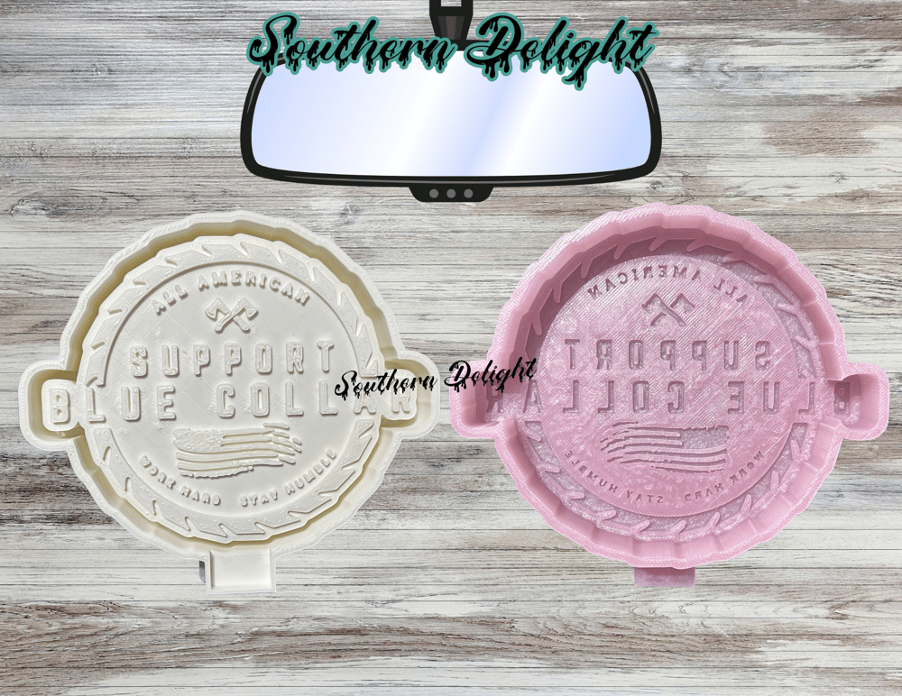 Image of Support Blue Collar Freshie Mold