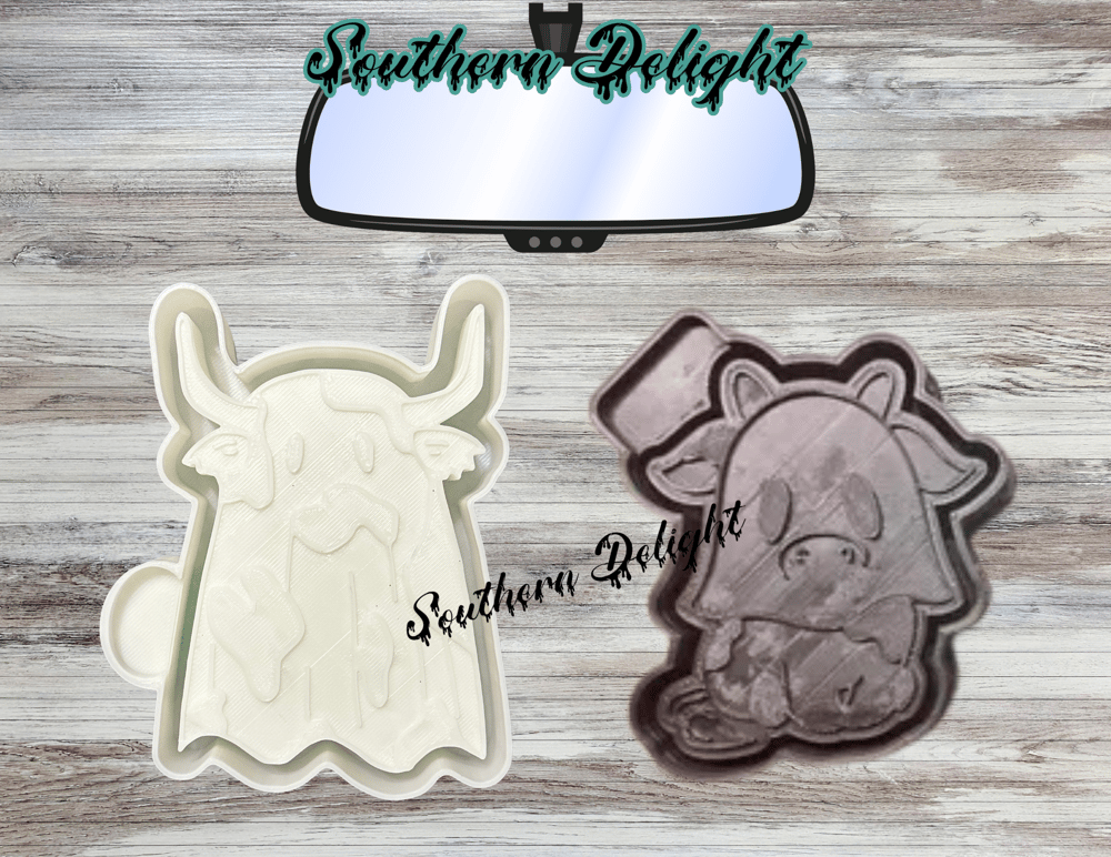 Image of Ghost Bull/Cow Freshie Molds