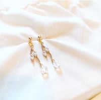 Image 1 of Golden leaf earrings 
