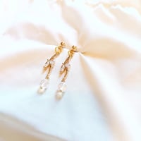 Image 3 of Golden leaf earrings 